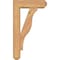 Ekena Millwork Funston Craftsman Smooth Bracket w/ Offset Brace, Western Red Cedar, 5 1/2"W x 16"D x 28"H BKT0604X16X28FST04SWR - alternate 4